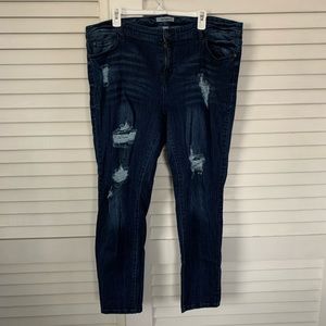 Ripped Stretchy Denim
